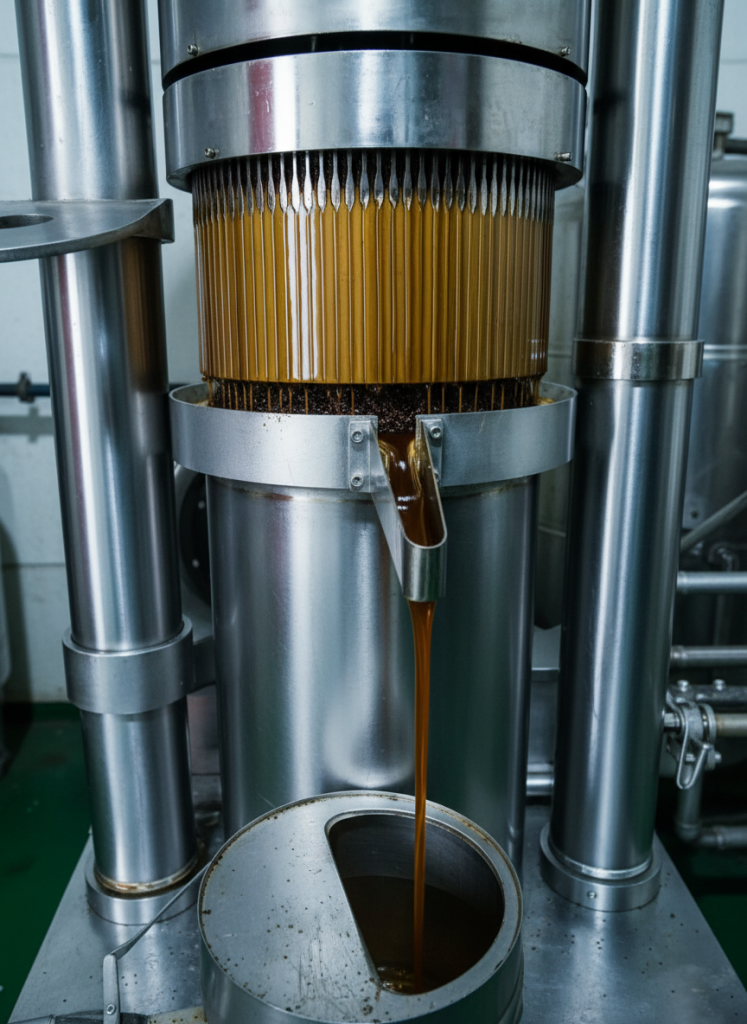 Bottling castor oil